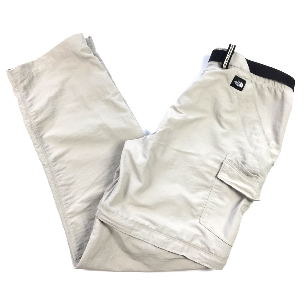 The North Face Women's Khaki Convertible Zip Off Pants Size Medium